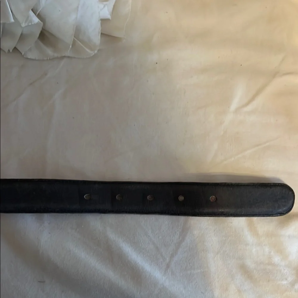Coach 7600 Men's Black Leather Belt size 38 / 95